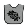thumbnail image 1 of Inktastic Future Monster Truck Driver Boys or Girls Baby Bib, 1 of 4