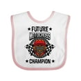 thumbnail image 1 of Inktastic Future Motocross Champion BMX Boys Baby Bib, 1 of 4