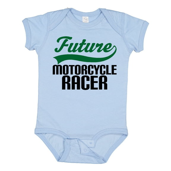 Inktastic Future Motorcycle Racer Boys Baby Bodysuit