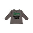 thumbnail image 1 of Inktastic Future Mountain Biker Boys Long Sleeve Toddler T-Shirt, 1 of 5