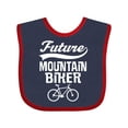 thumbnail image 1 of Inktastic Future Mountain Biker Boys or Girls Baby Bib, 1 of 4