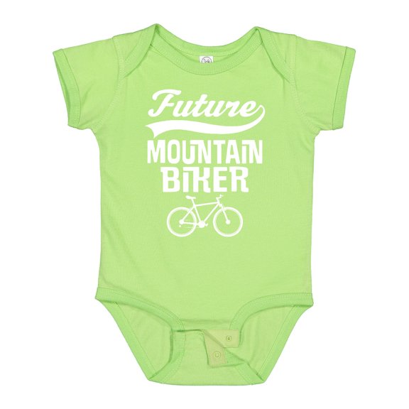 Inktastic Future Mountain Biker Boys or Girls Baby Bodysuit