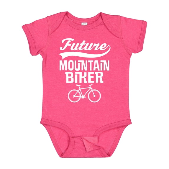 Inktastic Future Mountain Biker Boys or Girls Baby Bodysuit