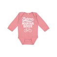 thumbnail image 1 of Inktastic Future Mountain Biker Boys or Girls Long Sleeve Baby Bodysuit, 1 of 5