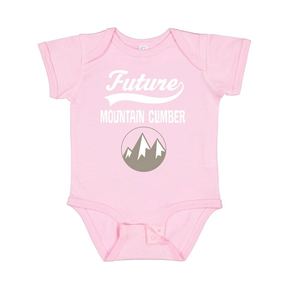 Inktastic Future Mountain Climber Hiking Boys or Girls Baby Bodysuit
