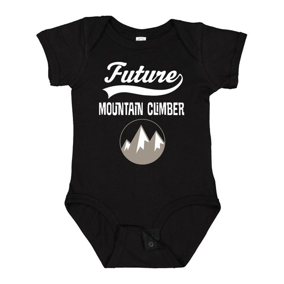 Inktastic Future Mountain Climber Hiking Boys or Girls Baby Bodysuit