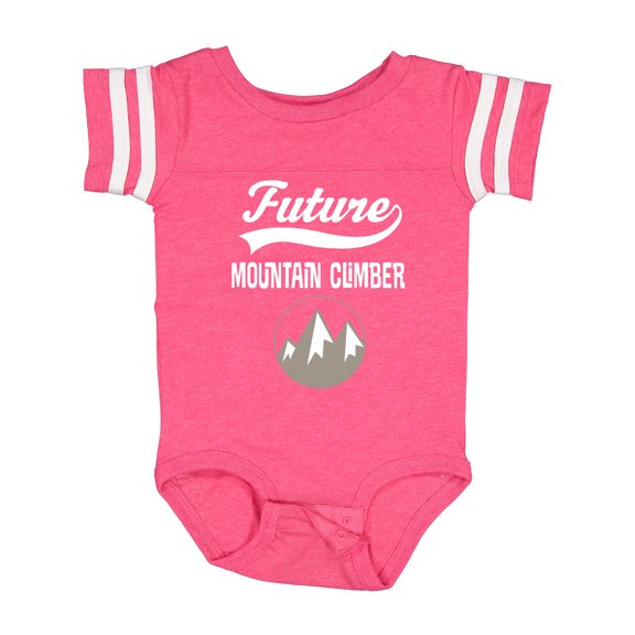 Inktastic Future Mountain Climber Hiking Boys or Girls Baby Bodysuit