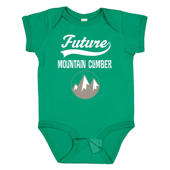 Inktastic Future Mountain Climber Hiking Boys or Girls Baby Bodysuit