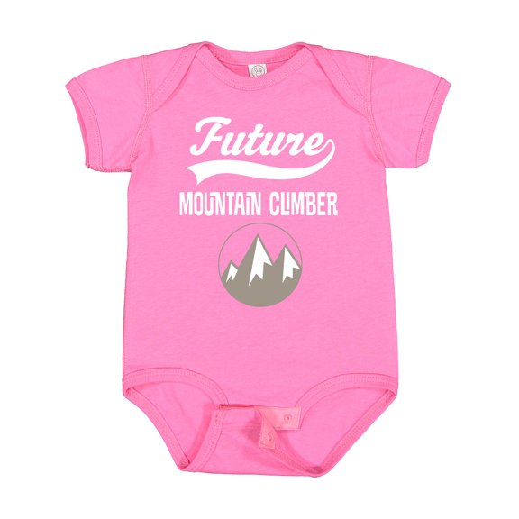 Inktastic Future Mountain Climber Hiking Boys or Girls Baby Bodysuit