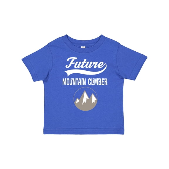 Inktastic Future Mountain Climber Hiking Boys or Girls Toddler T-Shirt