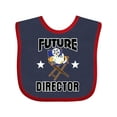thumbnail image 1 of Inktastic Future Movie Film Director Boys or Girls Baby Bib, 1 of 4