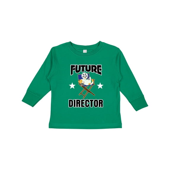 Inktastic Future Movie Film Director Boys or Girls Long Sleeve Toddler T-Shirt