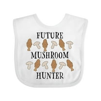 Inktastic Future Mushroom Hunter Mushrooms and Morels Boys or Girls Baby Bib