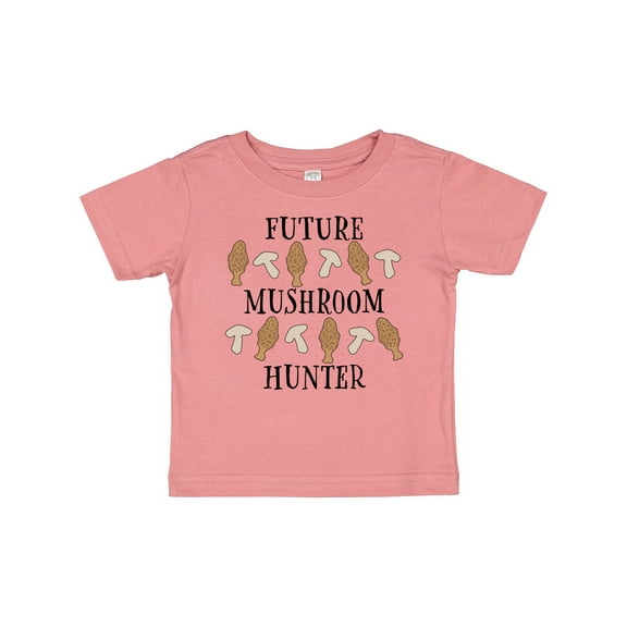 Inktastic Future Mushroom Hunter Mushrooms and Morels Boys or Girls Baby T-Shirt