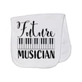 thumbnail image 1 of Inktastic Future Musician Piano Music Baby Burp Cloth, 1 of 3