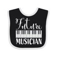 thumbnail image 1 of Inktastic Future Musician Piano Music Boys or Girls Baby Bib, 1 of 4