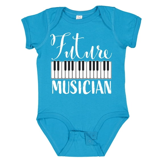 Inktastic Future Musician Piano Music Boys or Girls Baby Bodysuit
