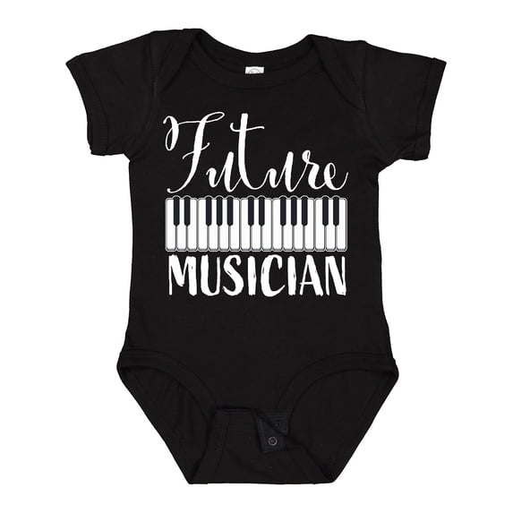 Inktastic Future Musician Piano Music Boys or Girls Baby Bodysuit