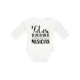 thumbnail image 1 of Inktastic Future Musician Piano Music Boys or Girls Long Sleeve Baby Bodysuit, 1 of 5