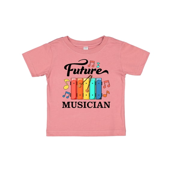 Inktastic Future Musician Xylophone Music Boys or Girls Baby T-Shirt