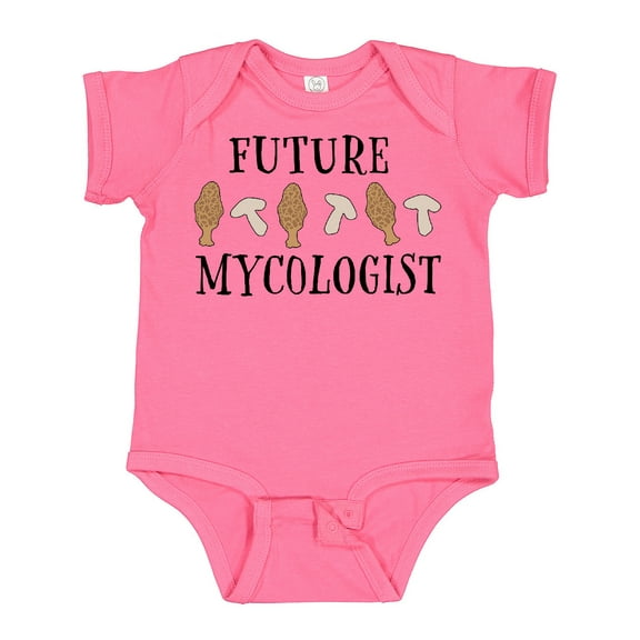 Inktastic Future Mycologist- Mushrooms and Morels Boys or Girls Baby Bodysuit