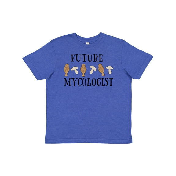 Inktastic Future Mycologist Mushrooms and Morels Youth T-Shirt