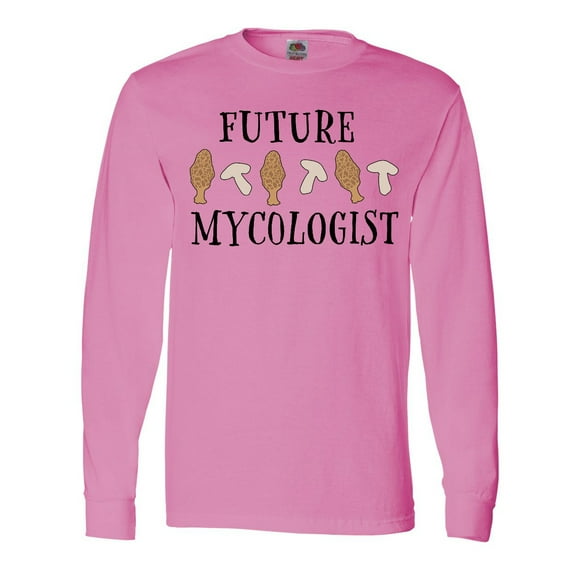 Inktastic Future Mycologist- mushrooms and morels Long Sleeve T-Shirt