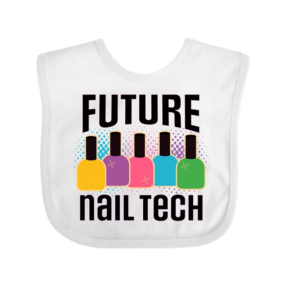 Inktastic Future Nail Tech Girls Baby Bib
