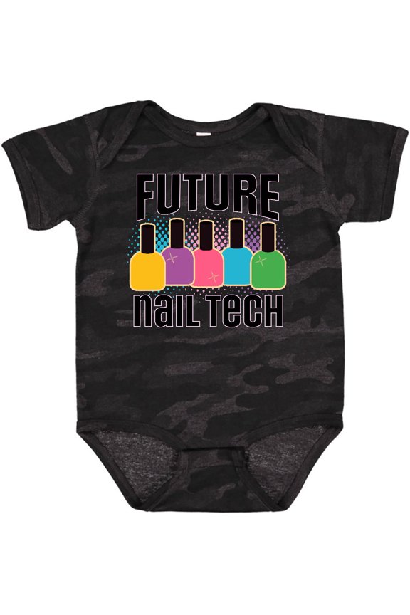 Future Nail Tech Girls Baby Bodysuit