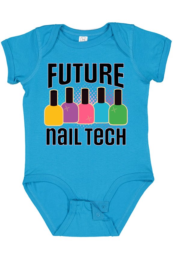 Future Nail Tech Girls Baby Bodysuit