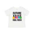 thumbnail image 1 of Inktastic Future Nail Tech Girls Baby T-Shirt, 1 of 5