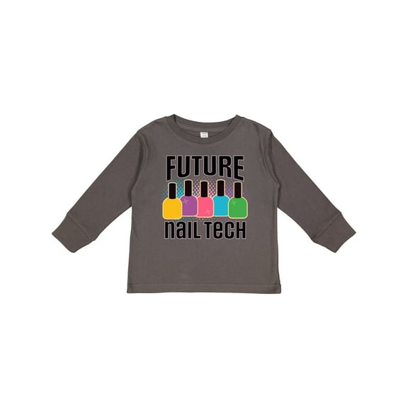 Inktastic Future Nail Tech Girls Long Sleeve Toddler T-Shirt