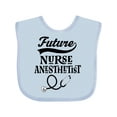 thumbnail image 1 of Inktastic Future Nurse Anesthetist Girls Baby Bib, 1 of 4