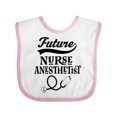 thumbnail image 1 of Inktastic Future Nurse Anesthetist Girls Baby Bib, 1 of 4