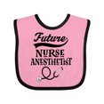 thumbnail image 1 of Inktastic Future Nurse Anesthetist Girls Baby Bib, 1 of 4