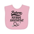 thumbnail image 1 of Inktastic Future Nurse Anesthetist Girls Baby Bib, 1 of 4