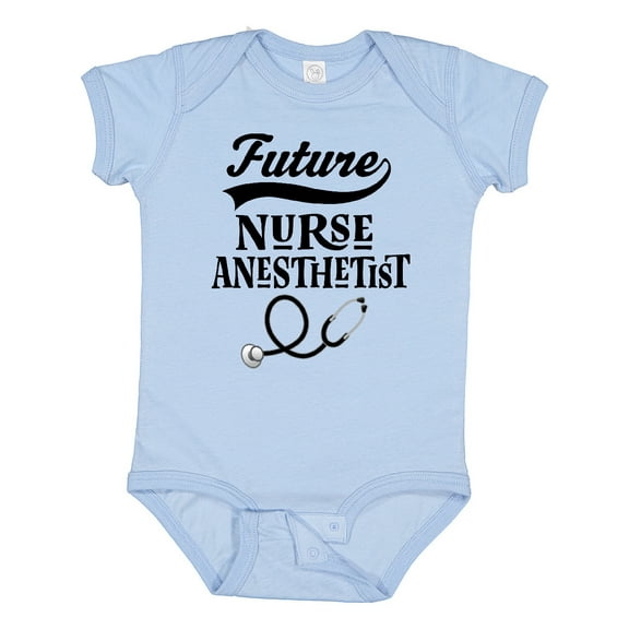 Inktastic Future Nurse Anesthetist Girls Baby Bodysuit
