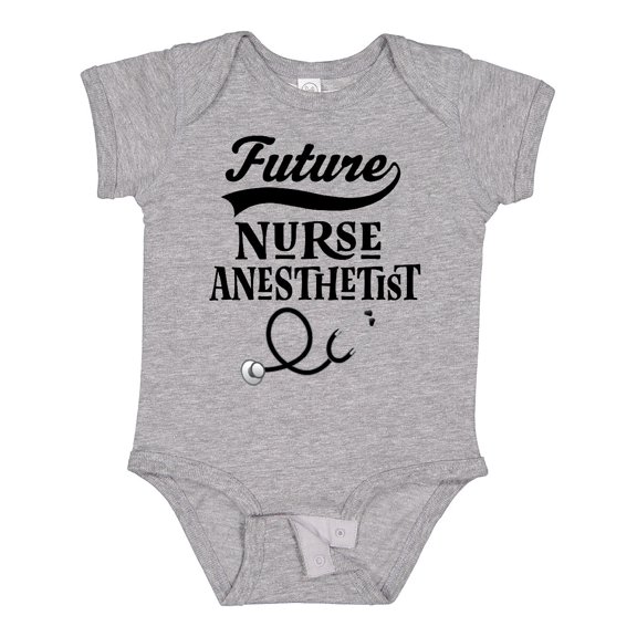 Inktastic Future Nurse Anesthetist Girls Baby Bodysuit