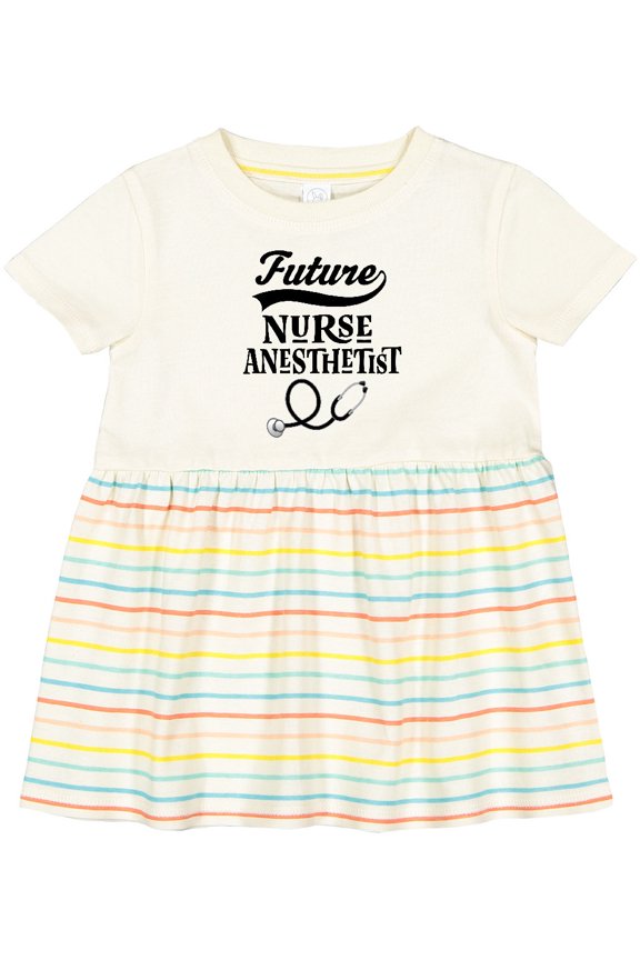 Future Nurse Anesthetist Girls Baby Dress