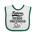 thumbnail image 1 of Inktastic Future Nurse Practitioner Girls Baby Bib, 1 of 4