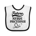 thumbnail image 1 of Inktastic Future Nurse Practitioner Girls Baby Bib, 1 of 4