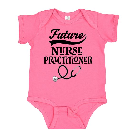 Inktastic Future Nurse Practitioner Girls Baby Bodysuit