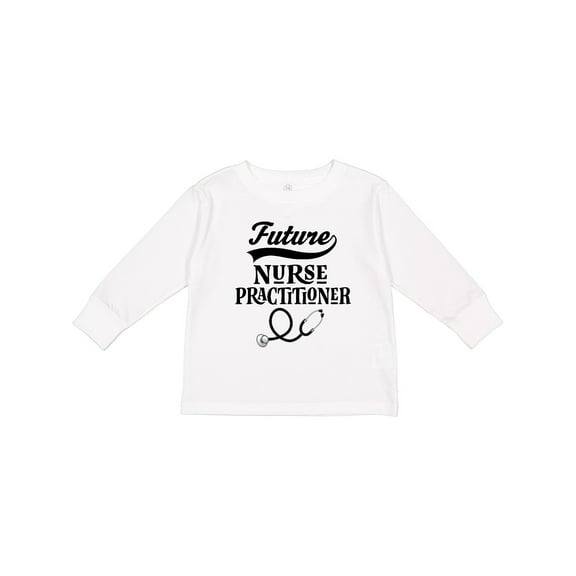 Inktastic Future Nurse Practitioner Girls Long Sleeve Toddler T-Shirt