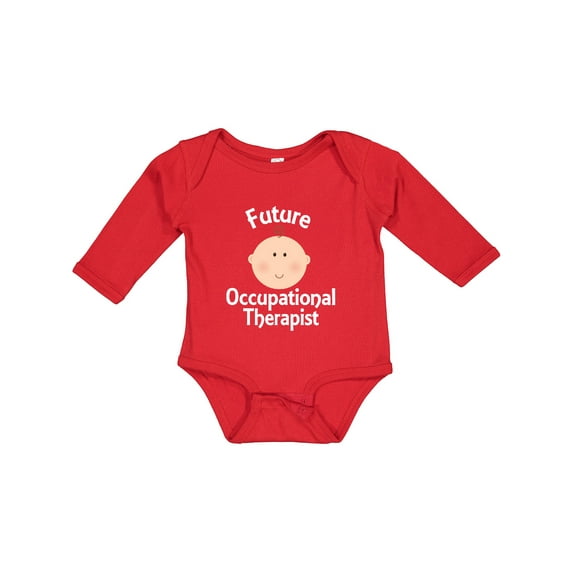 Inktastic Future Occupational Therapist Occupation Boys or Girls Long Sleeve Baby Bodysuit