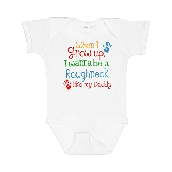 Inktastic Future Oil Rig Roughneck Like Daddy Boys Baby Bodysuit