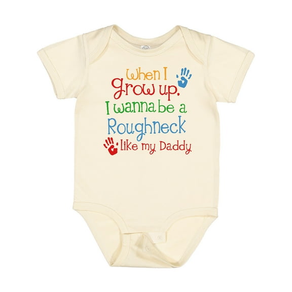 Inktastic Future Oil Rig Roughneck Like Daddy Boys Baby Bodysuit