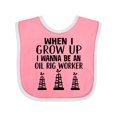 thumbnail image 1 of Inktastic Future Oil Rig Worker Boys or Girls Baby Bib, 1 of 4