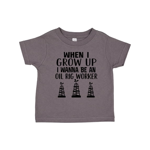 Inktastic Future Oil Rig Worker Boys or Girls Toddler T-Shirt