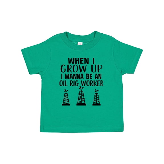 Inktastic Future Oil Rig Worker Boys or Girls Toddler T-Shirt