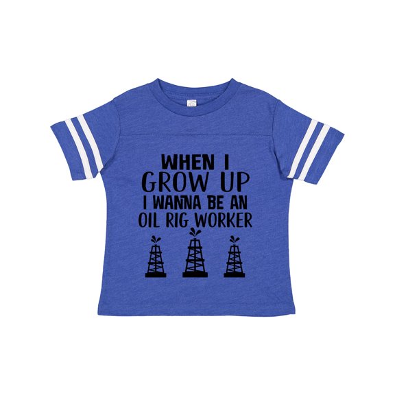 Inktastic Future Oil Rig Worker Boys or Girls Toddler T-Shirt